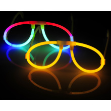 Lunettes en plastique coloré Glow Glow Eye Decoration